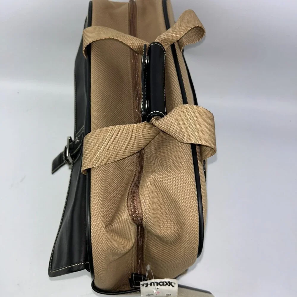 Hartmann Hudson Belting Leather and Nylon Carry-on Bag Travel Tote 16